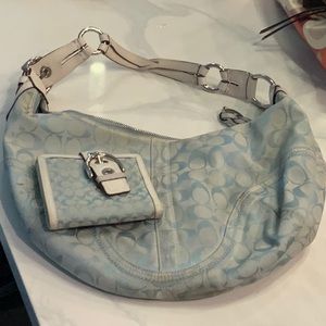 Vintage Coach Hobo Purse with matching wallet